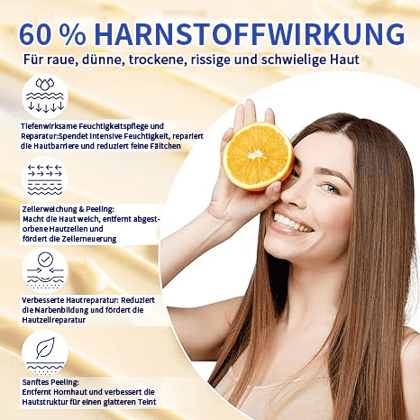 🧴👣 24h feuchtigkeitsspendende Fußcreme mit Urea 🧦✨ – Ideal für trockene, rissige Füße, intensive Pflege und Geschmeidigkeit, 49 % Rabatt nur heute!