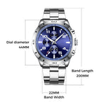 Modische wasserdichte leuchtende Quarzuhr