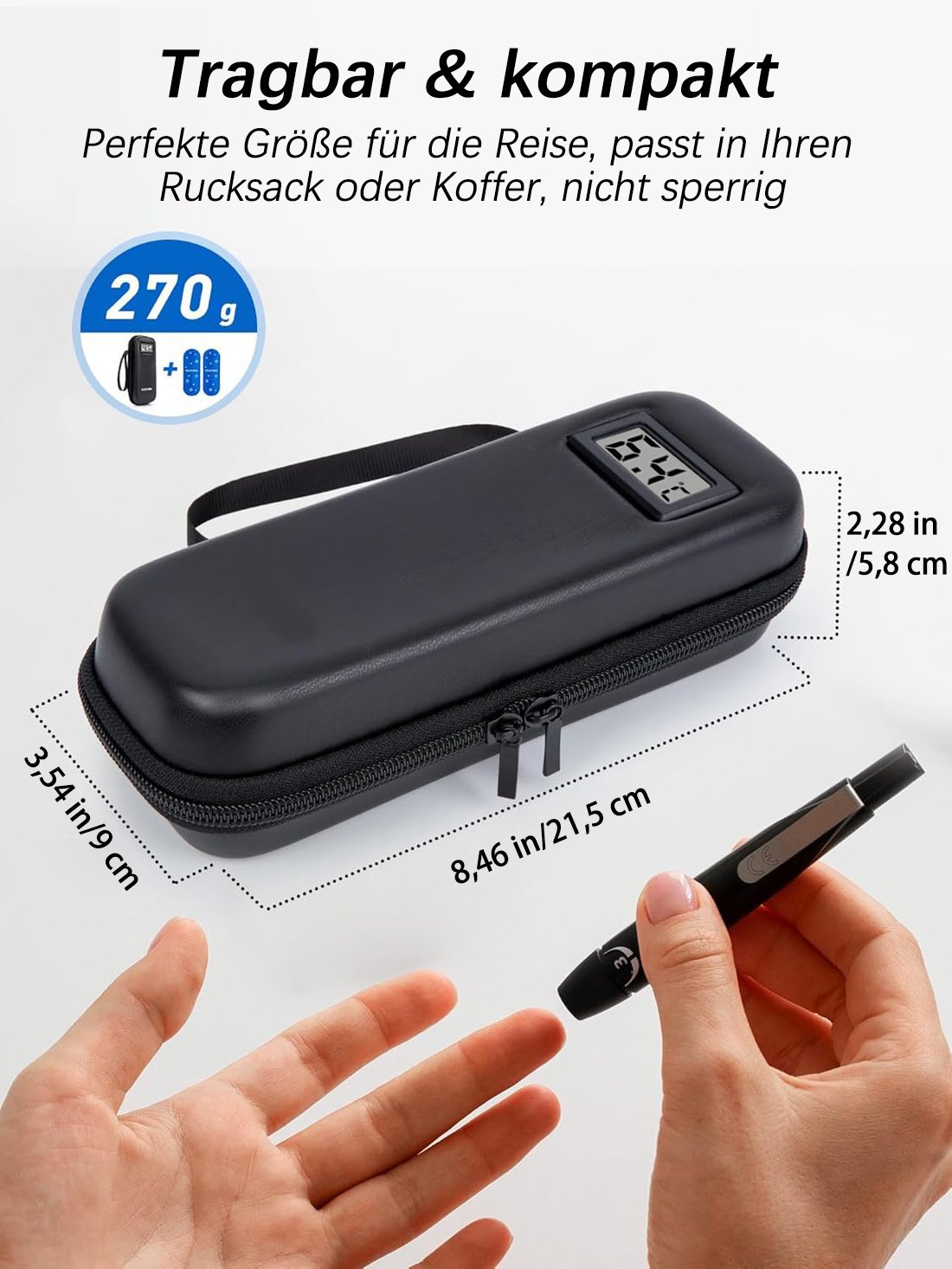 🌡️🧊 Nie mehr Sorgen um Insulin! Kühltasche mit Echtzeit-Temperaturanzeige – konstant sicher, nachhaltig & alltagstauglich. 💯✨ Jetzt 49 % sparen!