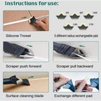 🛠️⚙️ Profi Fugenwerkzeug 3-in-1 – Perfekt glatte Fugen in nur einem Zug! 💪✨ Effizient, präzise und langlebig für Profis & Heimwerker.