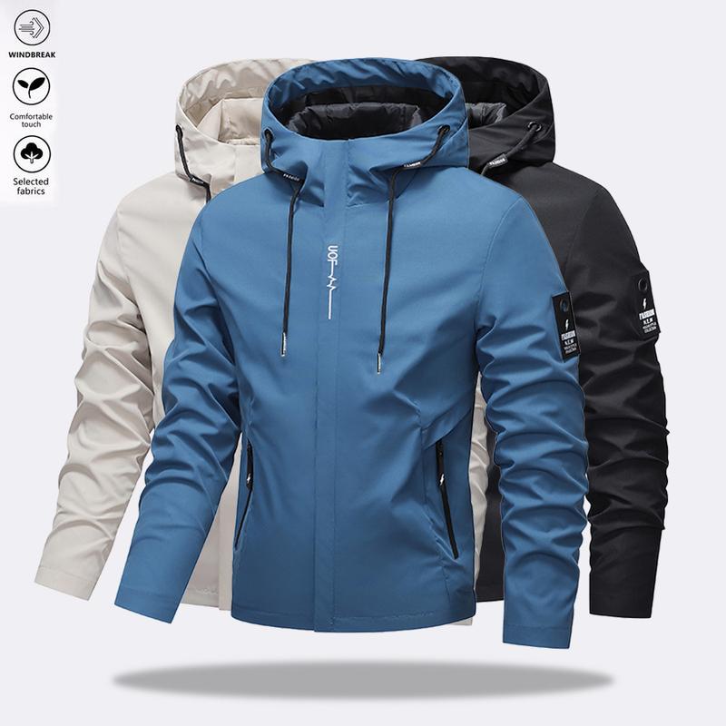 💧🌬️ Herren Kapuzenjacke – wasserdicht & winddicht mit Kordelzug. Ideal für Outdoor & Alltag. ✓ Strapazierfähig ✓ Atmungsaktiv. Jetzt entdecken! 🔥🧥