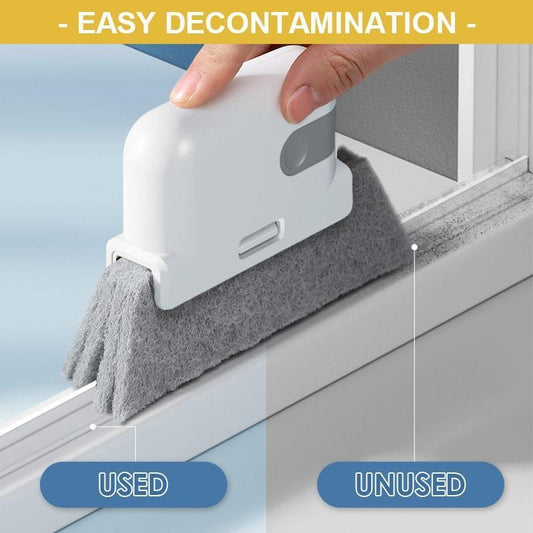 ✅🏠 2-in-1 Fensterbank Nut Bürste – Flexible Reinigung für Deadend & Schmalste Spalten 🧹✨ Effektiv, langlebig, passgenau – saubere Fugen ohne Rückstände