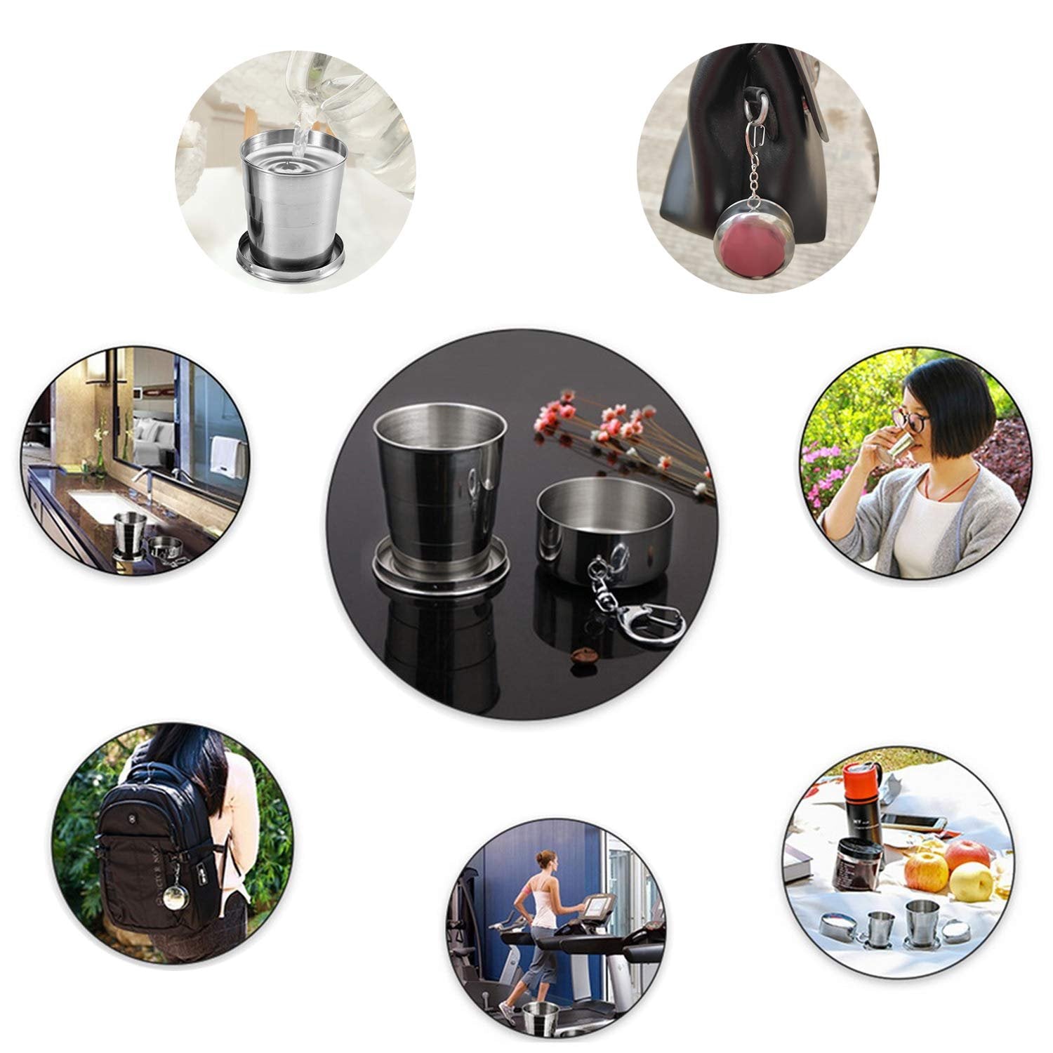 🔥【Befristetes Angebot-49%OFF】Klappbecher aus Edelstahl