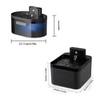 🐾💧 Kabelloser, geräuscharmer Katzenbrunnen 2,2L mit Bewegungssensor 🚰🐱 Batteriebetriebener Trinkbrunnen für Hunde & Katzen. Fördert die Wasseraufnahme, ideal für Haushalte mit mehreren Haustieren. Einfache Reinigung.