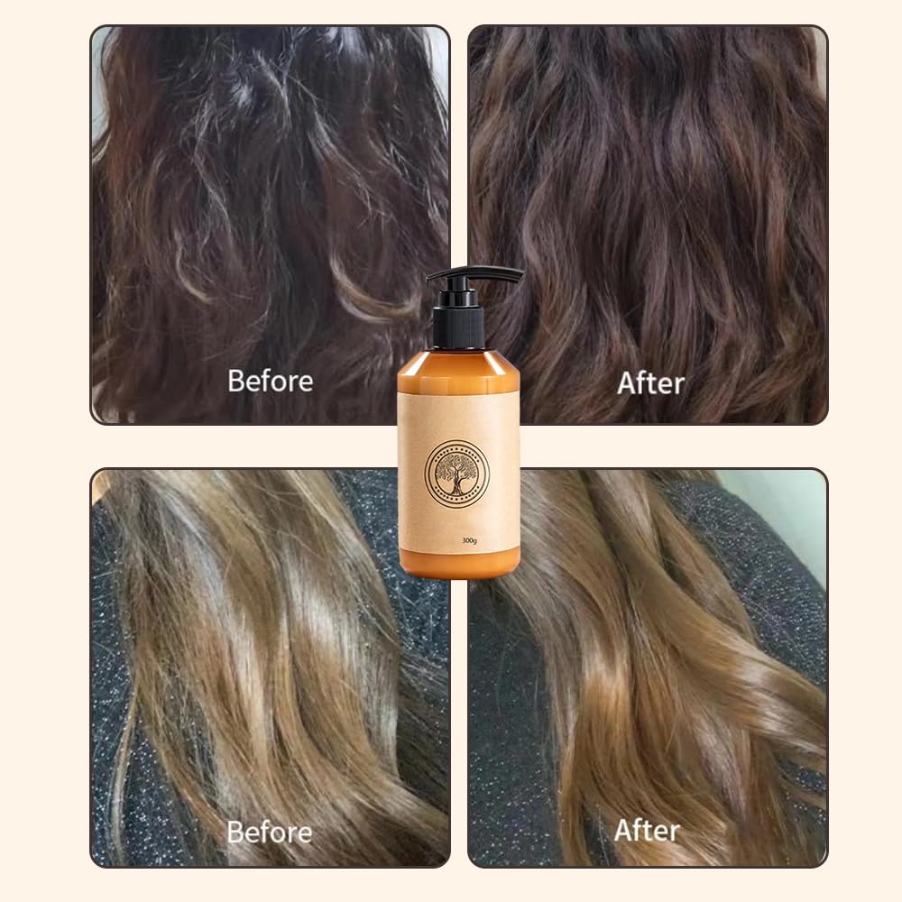 💆‍♀️💧 Marokkanische Styling-Creme für Volumen & Elastizität 👩‍🦰✨ definierte Locken & seidig-glattes Haar, repariert trockenes & geschädigtes Haar