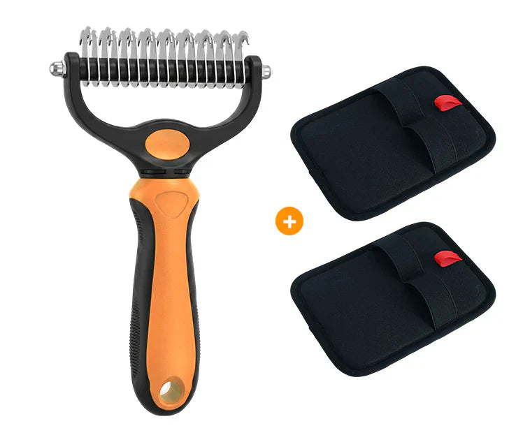 🐾🐾 Doppelpack-Spardeal: 2 kaufen, 1 gratis! 🧼🐱 Professionelles Fellpflege-Enthaarungstool für Hunde & Katzen – entfernt sanft lose Haare, schonend zur Haut, leicht zu reinigen.