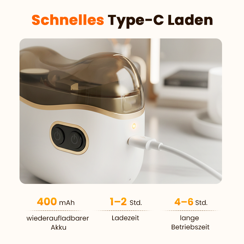 💅⚡ 2-in-1-Nagelknipser mit elektrischer Feile: Professionelle Nagelpflege zu Hause, schnell & schonend! ✨🛠 Perfekt für gepflegte Hände jeden Tag.