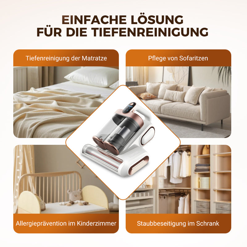 🛏️💨 50% Rabatt – Sakerplus UV-Bettstaubsauger! 💥✨ Mit starker Saugkraft & UV-Licht-Tiefenreinigung für hygienisch frische Matratzen. Jetzt Allergene, Hausstaubmilben & Co. einfach entfernen! ⏳Nur für kurze Zeit!