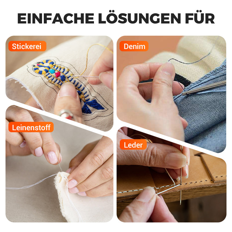 🧵✨ Nadel-Set für Großauflagen – 37-teilige Augen-Nähnadeln ✂️🌟 präzise & langlebig für anspruchsvolle Handarbeiten. Ihr unverzichtbarer Begleiter für kraftvolles Nähen mit Komfort!