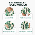 🩷HEISSER VERKAUF 62% RABATT🩷Overall mit elastischer Taille und botanischem Print für Damen