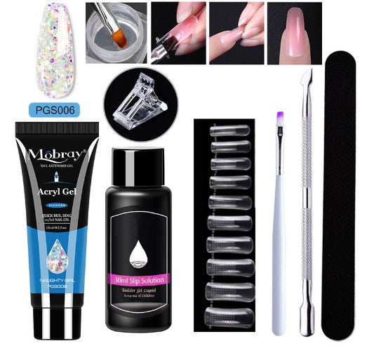 Poly Nail Gel für schnelle Nagelverlängerung