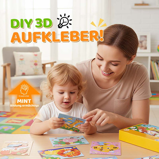 ⏳⏳Begrenzte Zeit 50% Rabatt💥💥Kinder DIY 3D EVA Sticker Bastelset