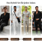 👕🧶Waffle-Set für Herren: Atmungsaktiv & extrem bequem 👖✨ für vielseitige Looks im Alltag – Nachhaltige Qualität, 50% reduziert!