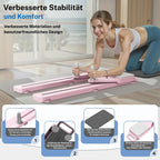 💃🌟 Pilates-Reformer mit Timer & Widerstandsbändern ✨💪 Faltbarer Multifunktionstrainer für Bauch, Rücken, Schultern & Beine – effizientes Home-Workout, kompakt & langlebig