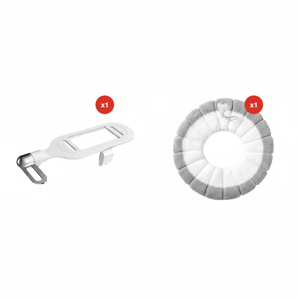 🚽💧 Nichtelektrischer Bidet-Aufsatz mit Doppeldüse 💦✨ – Hygienische Selbstreinigung & einfache Montage. Für mehr Frische und Sauberkeit im Alltag. Optimale Toiletten-Hygiene ohne Strom.