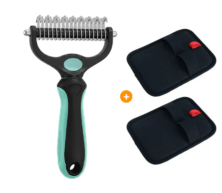 🐾🐾 Doppelpack-Spardeal: 2 kaufen, 1 gratis! 🧼🐱 Professionelles Fellpflege-Enthaarungstool für Hunde & Katzen – entfernt sanft lose Haare, schonend zur Haut, leicht zu reinigen.