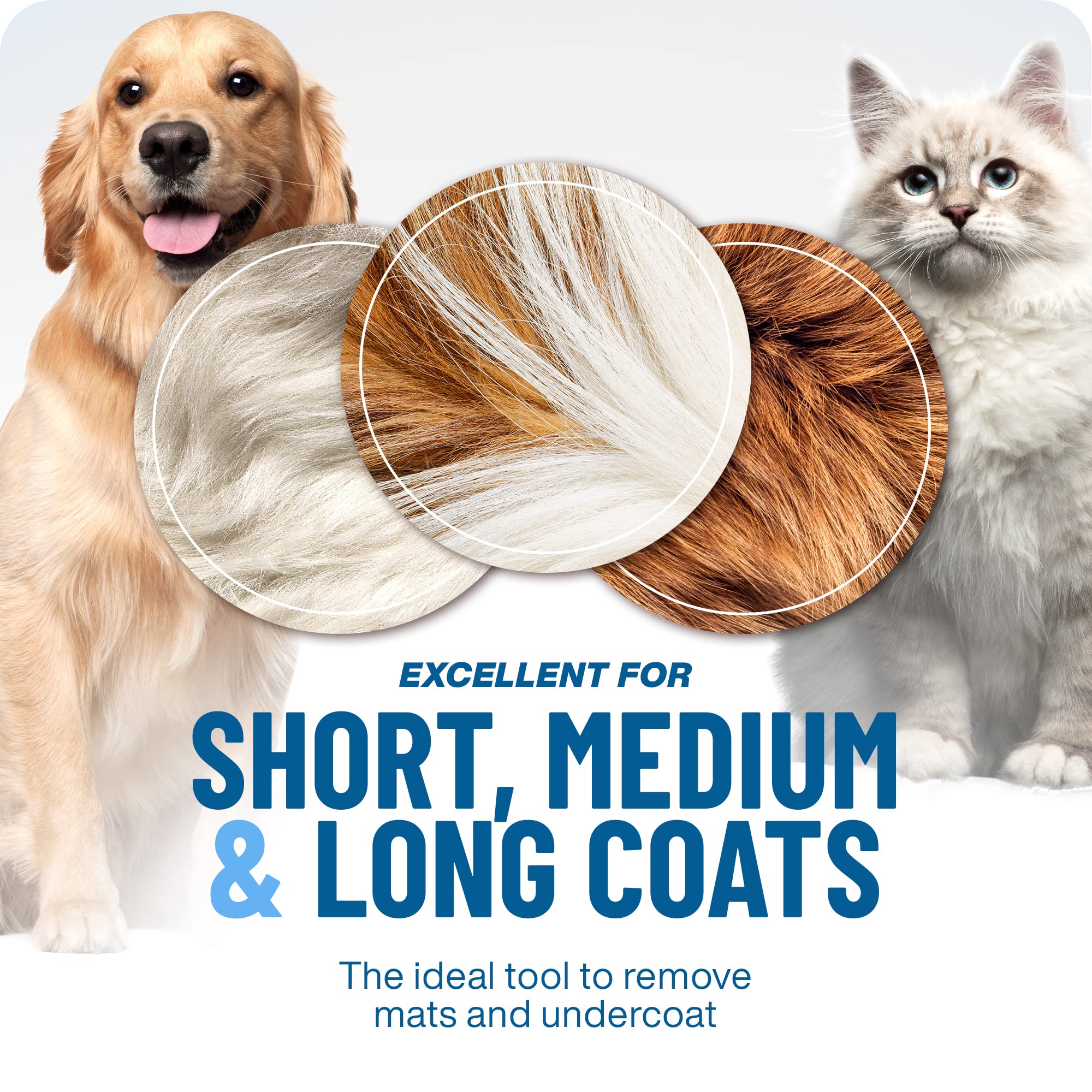 🐾🐾 Doppelpack-Spardeal: 2 kaufen, 1 gratis! 🧼🐱 Professionelles Fellpflege-Enthaarungstool für Hunde & Katzen – entfernt sanft lose Haare, schonend zur Haut, leicht zu reinigen.