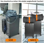 ✈️🧳 Stabile & verstellbare Gepäckgurte 🔒🛡️ Endlich beide Hände frei am Flughafen – praktisch & langlebig!