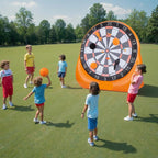 Aufblasbare Fußball-Dartscheibe, riesige Fußball-Dartscheibe, kommt mit 2 Fußbällen und Luftpumpe, lässt sich in 3 Minuten installieren, ideal für große Gartenspiele.