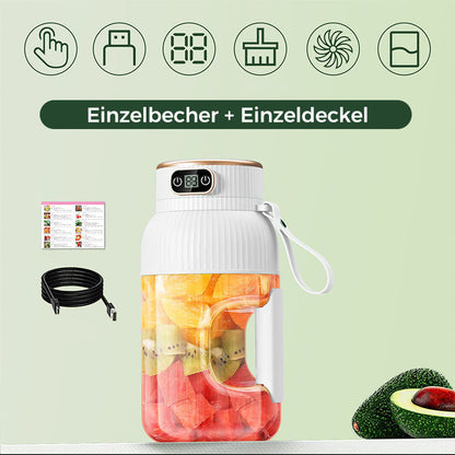 💥💥Sommer Heißer Verkauf ❄️Multifunctional Tragbare Saftpresse Tasse mit Digitalanzeige