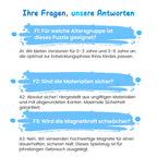 👶🧩 Magnetisches Baukastenbuch – Fördert Kreativität & Feinmotorik nachhaltig! 👏🎁 47% Rabatt: Pädagogisches Lernspielzeug für Kinder