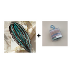 💁🏽‍♀️✨ Deep Nu Locs Crochet Hair - geflochtene Zöpfe mit lockeren Wellen 🌊💯 Perfekt für einen schnellen Pferdeschwanz-Stil, langlebig & vielseitig