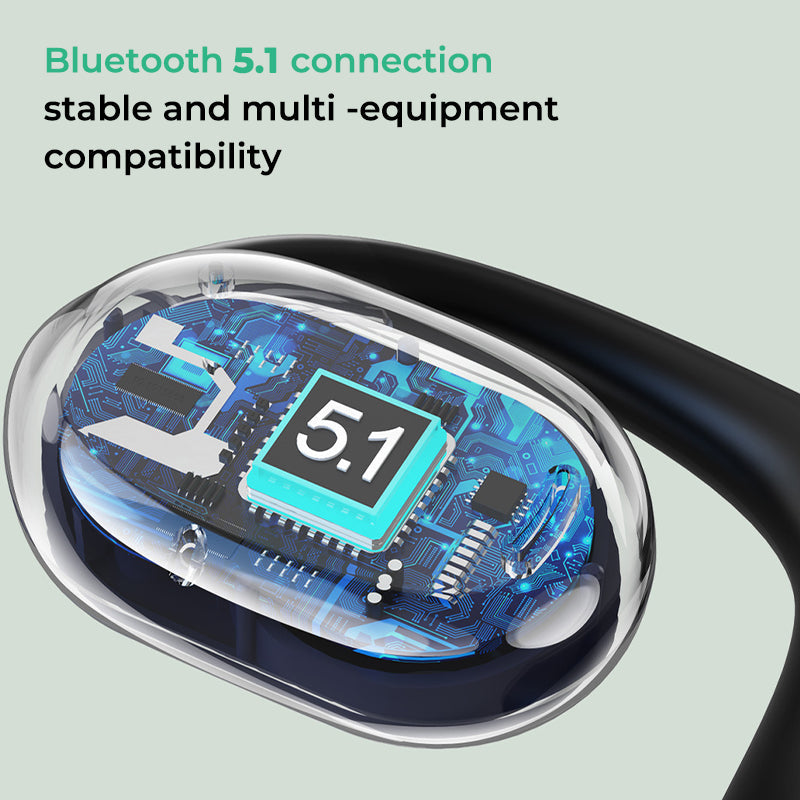 Kabelloses Bluetooth-Headset mit hängendem Ohr