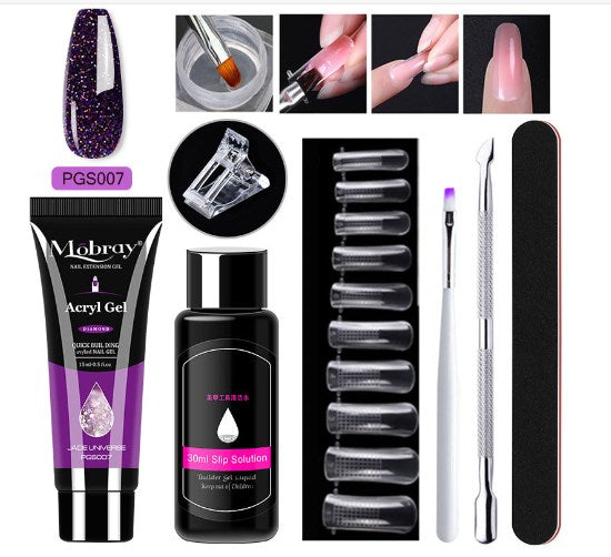 Poly Nail Gel für schnelle Nagelverlängerung