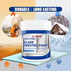 ✨🖌️ Mattglas-Farbe 2026: schnelltrocknend & wasserfest 🌫️✨ Für elegante Frost-Effekte auf Fenstern & Glas – streifenfrei, UV-beständig und langlebig