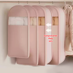 🔥2025 HEISS✨️Platzsparender hängender Kleidersack mit Selbstkompressionsreißverschluss