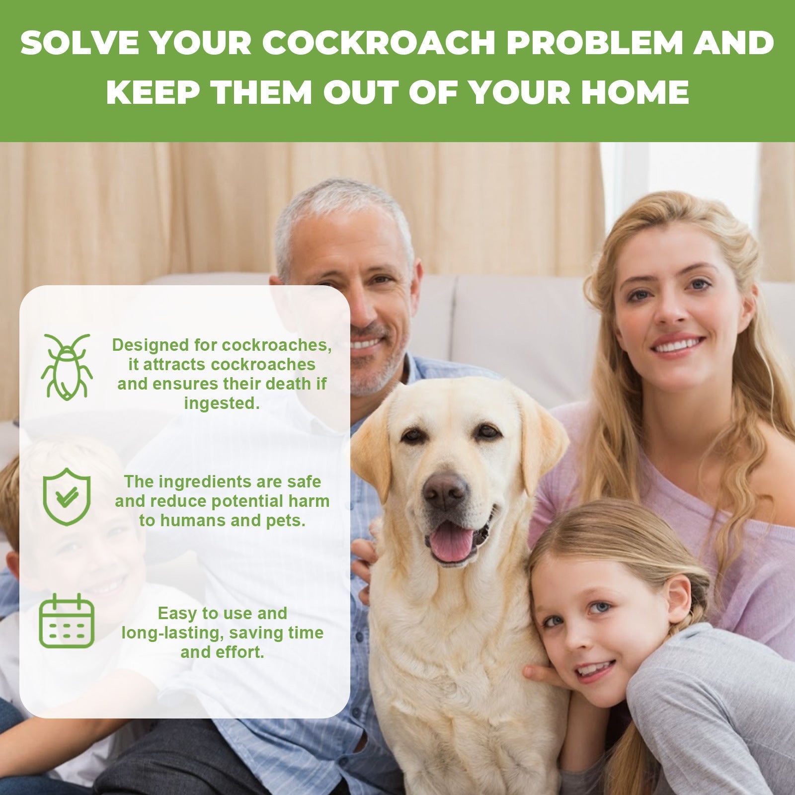 Household Powerful Cleaning Cockroach Killer and Repellent