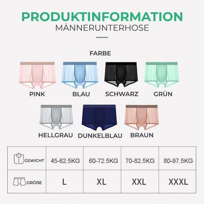 ✨Sommer Essentials✨Herren Eis Seiden Boxershorts Unterwäsche