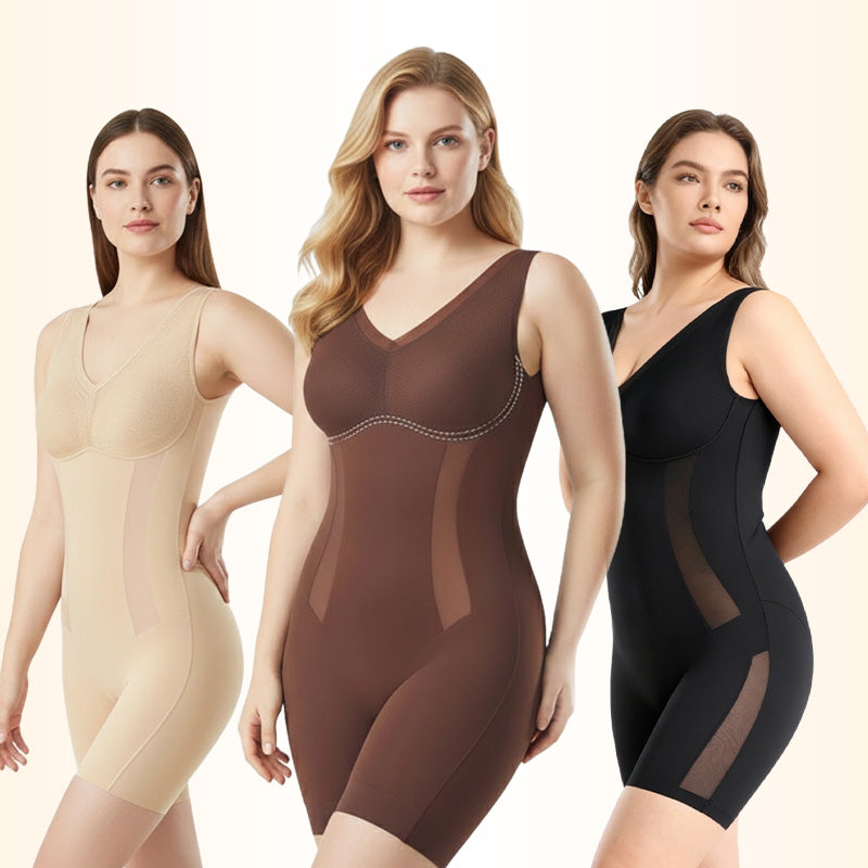 🔥⏳ Formende Einteilershapewear mit Bauchweg-Effekt & Po-Lift 🍑👖 völlig nahtlos – ultimativer Komfort & perfekte Silhouette