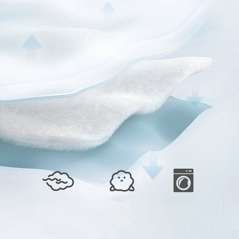 Sommermaschinenwaschbares Seiden-Sommerbettdeckenset, atmungsaktiv und komfortabel