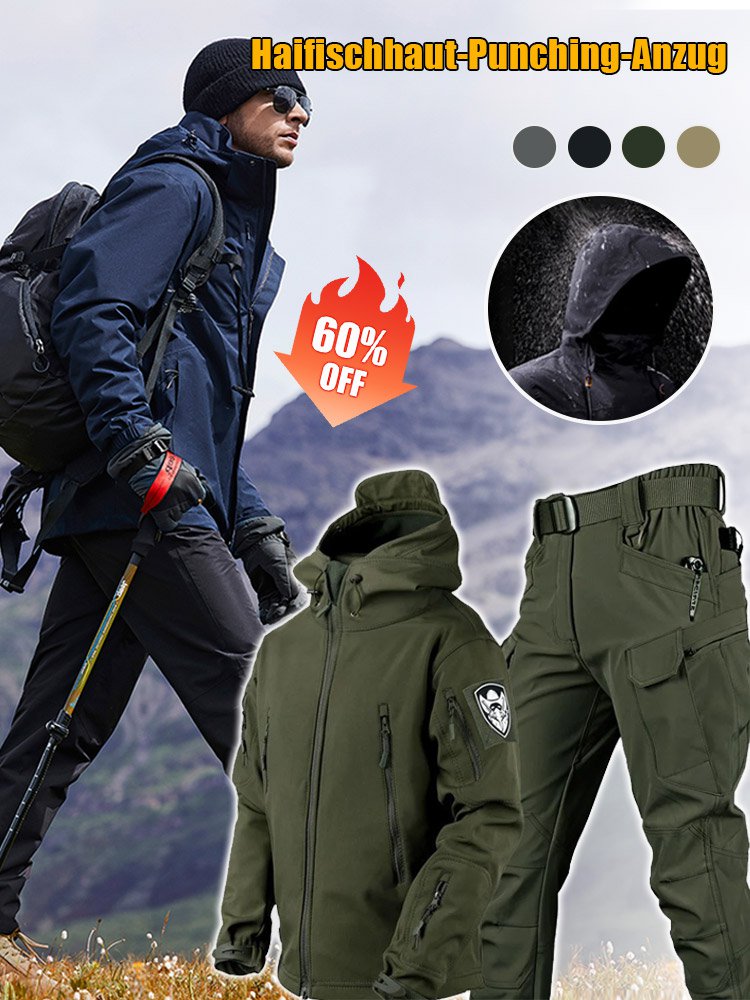 🏔️❄️ Taktisches Softshell-Jacken- & Hosen-Set 🧥👖 wasserdicht, winddicht & isoliert – ideal für Winter und anspruchsvolle Geländeeinsätze