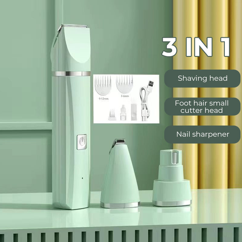 🔥🐾 4-in-1 Haustier-Haarschneider ✂️🧼 – leise, kabellos, sicher für Pfoten & Fell, Überhitzungsschutz, Barthaartrimmen, Krallenpflege – jetzt sparen!