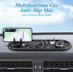 🚗📱 Vielseitiger Auto-Handyhalter mit Anti-Rutsch-Matte – Sichere Navigation & optimale Griffigkeit für jede Fahrt! 🔥✨
