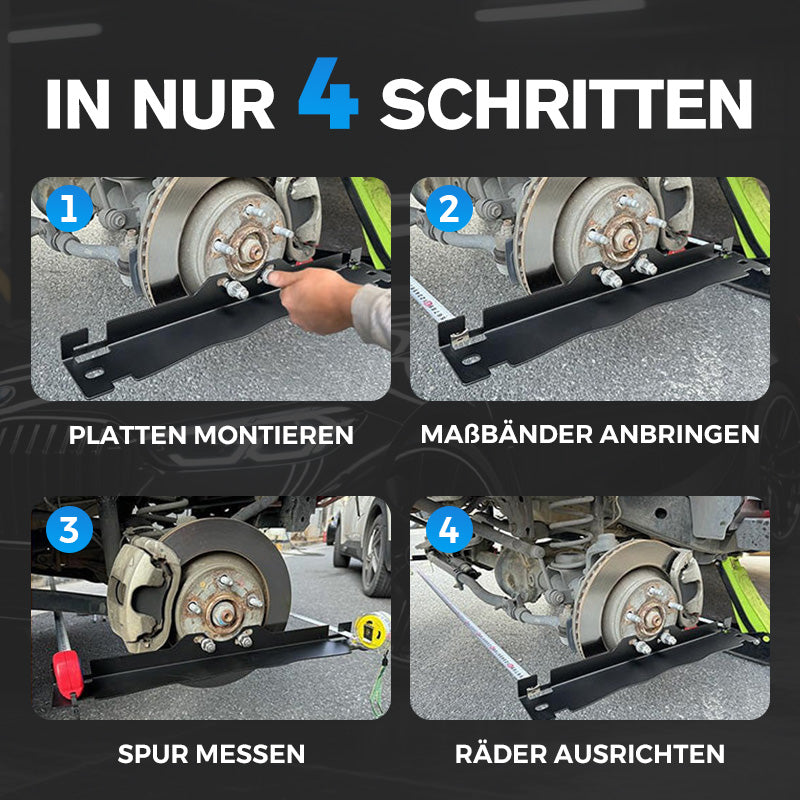 🔥Sonderangebot 53% RABATT🔥Edelstahl Achsmessgerät Platte