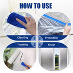 ✨🖌️ Mattglas-Farbe 2026: schnelltrocknend & wasserfest 🌫️✨ Für elegante Frost-Effekte auf Fenstern & Glas – streifenfrei, UV-beständig und langlebig