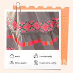 Lässiges Damen V-Ausschnitt Vintage Streifenmuster Ärmelloses Kleid