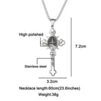 Sternestd Halskette Punk Cross