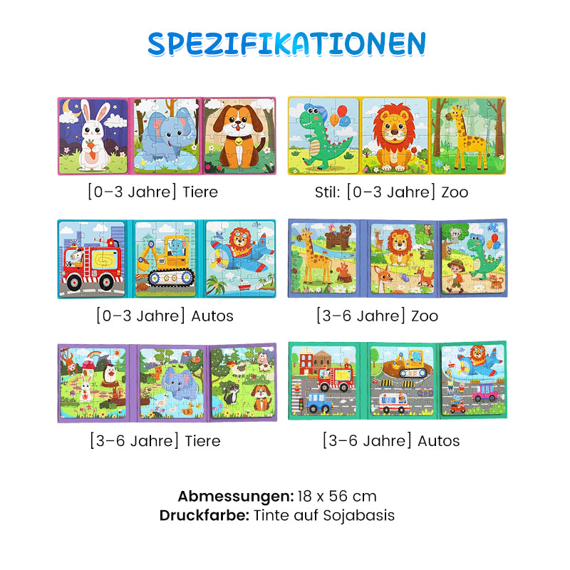 👶🧩 Magnetisches Baukastenbuch – Fördert Kreativität & Feinmotorik nachhaltig! 👏🎁 47% Rabatt: Pädagogisches Lernspielzeug für Kinder