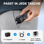 🏆59 % Rabatt✨Das neueste Modell von 2025 ⚡USB-C Schnellladestation mit einziehbarem Kabel – Universell einsetzbar