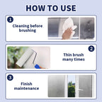 ❄️🎨 Transparente Frostglasfarbe auf Wasserbasis – bis zu 50 % sparen！ Umbringen Sie Privatsphäre & Stil，einfach abwischbar und umweltfreundlich. ✨