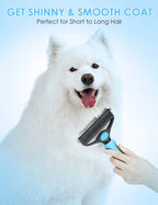 🐾🐾 Doppelpack-Spardeal: 2 kaufen, 1 gratis! 🧼🐱 Professionelles Fellpflege-Enthaarungstool für Hunde & Katzen – entfernt sanft lose Haare, schonend zur Haut, leicht zu reinigen.
