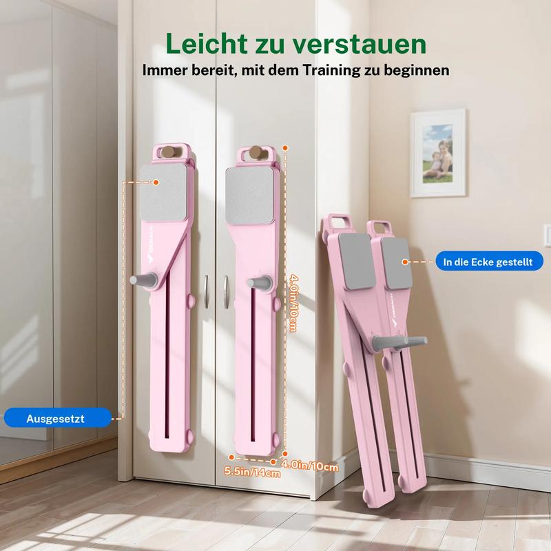 💃🌟 Pilates-Reformer mit Timer & Widerstandsbändern ✨💪 Faltbarer Multifunktionstrainer für Bauch, Rücken, Schultern & Beine – effizientes Home-Workout, kompakt & langlebig