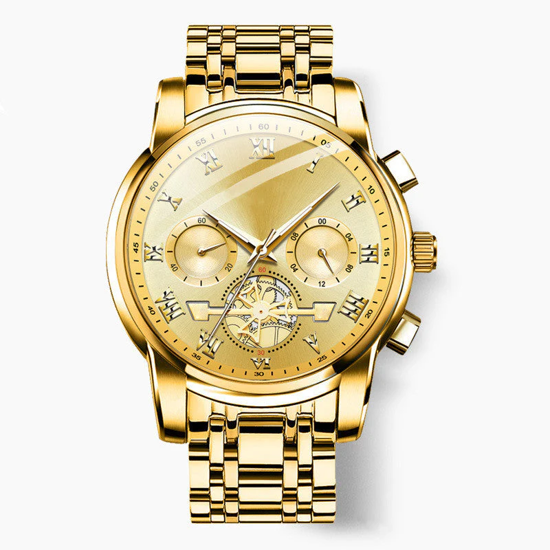 Neue Multifunktions-Chronographen-Armbanduhr mit 6 Zeigern