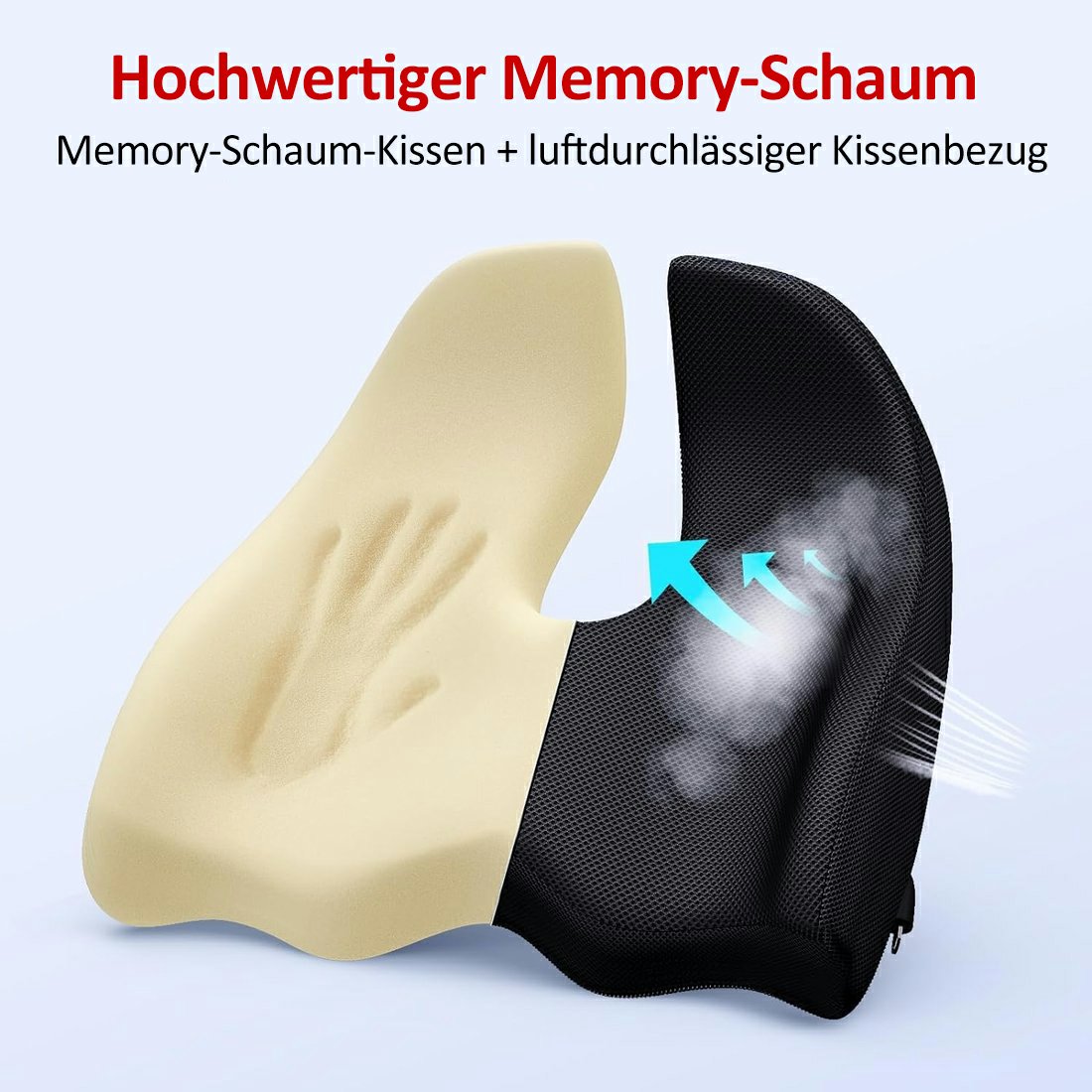 🎁LETZTER TAG 40％ RABATT🔥Ergonomisches Sitzkissen aus Memory-Schaumstoff