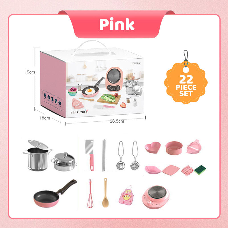 🎁🎁Das beste Geschenk für Kinder🍳🍳Echtes Kochspielzeug für Kinder – 22-teiliges Set