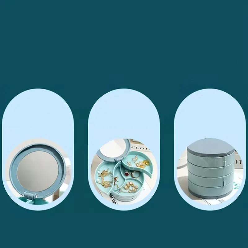 🔥2024 Hot Sale🔥Mehrschichtige drehbare Schmuckschatulle